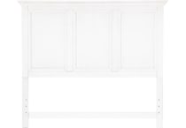 intc white king bed headboard kw  