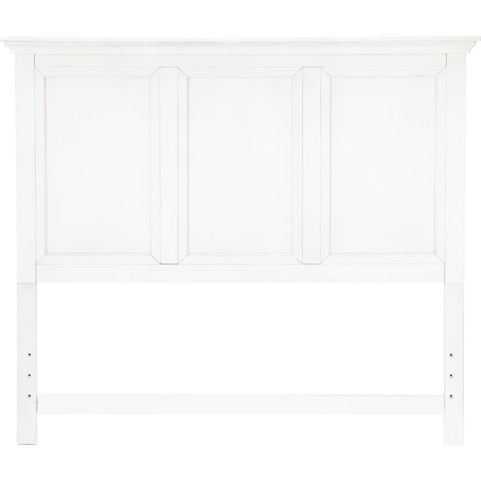 intc white king bed headboard kw  