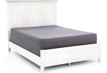 intc white queen bed headboard qwp  