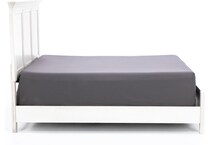 intc white queen bed headboard qwp  
