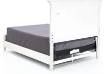intc white queen bed headboard qwp  