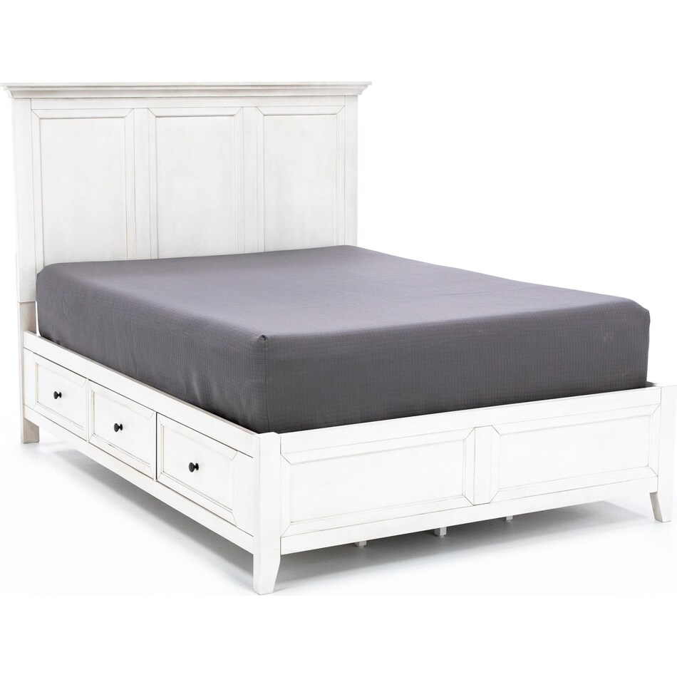 intc white queen bed headboard qws  