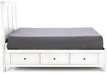intc white queen bed headboard qws  