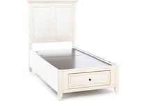 intc white twin bed package tsp  