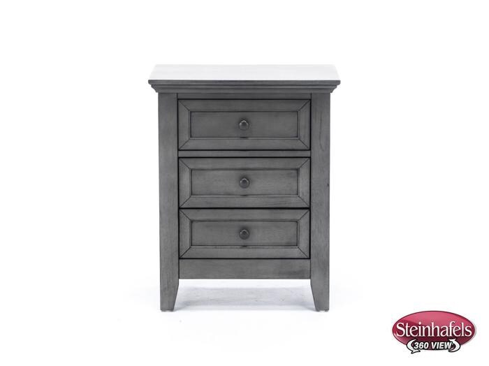 intercon inc grey three drawer  image   