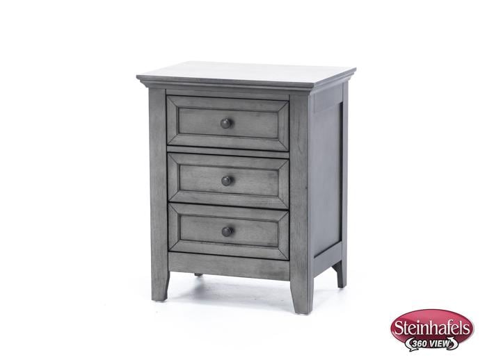 intercon inc grey three drawer  image   
