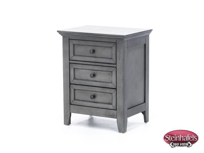 intercon inc grey three drawer  image   