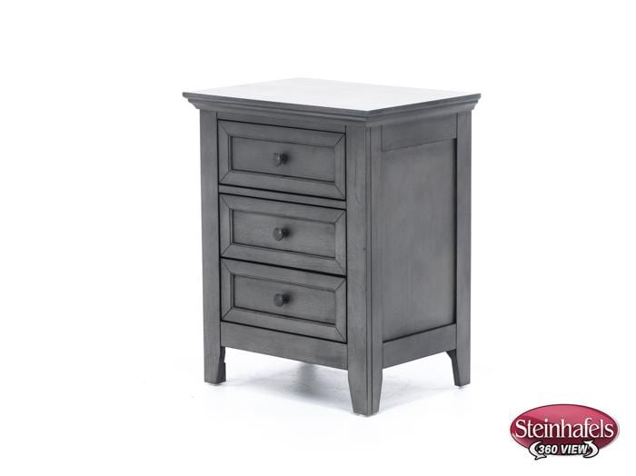 intercon inc grey three drawer  image   