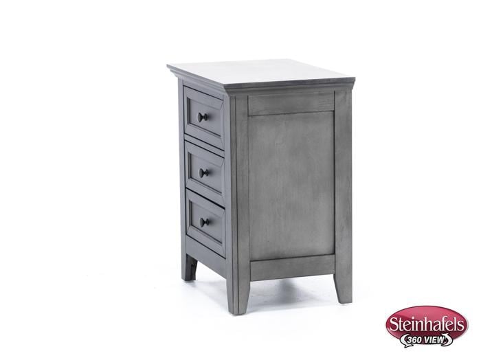 intercon inc grey three drawer  image   