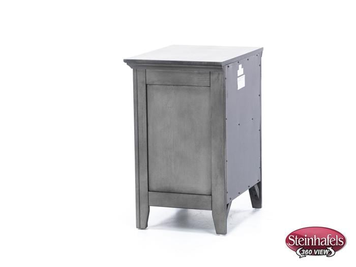 intercon inc grey three drawer  image   