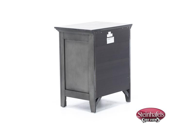 intercon inc grey three drawer  image   