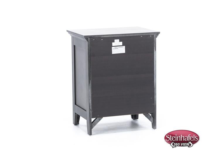 intercon inc grey three drawer  image   