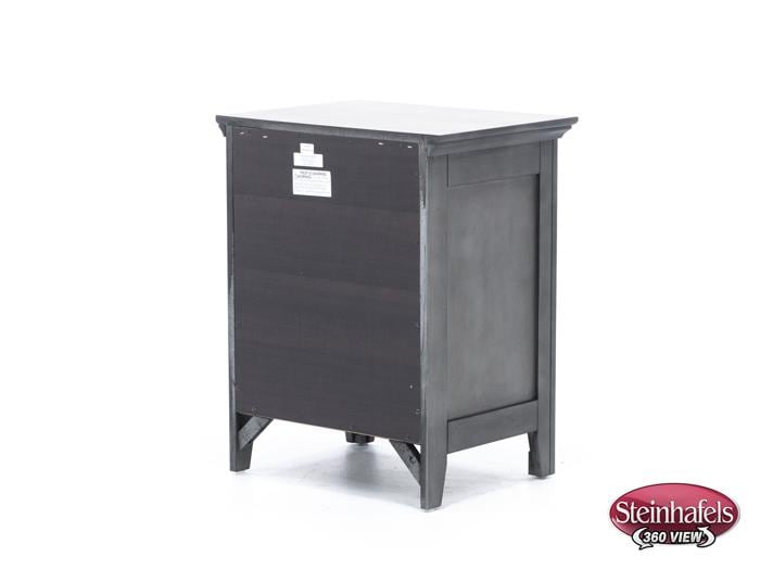 intercon inc grey three drawer  image   