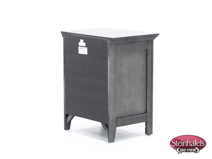 intercon inc grey three drawer  image   