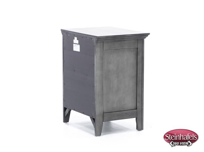 intercon inc grey three drawer  image   