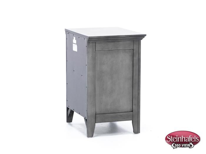 intercon inc grey three drawer  image   