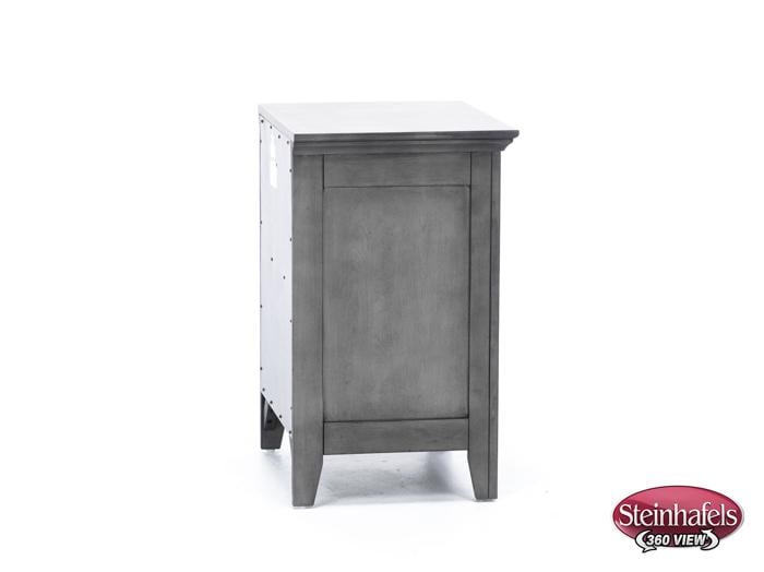 intercon inc grey three drawer  image   