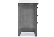 intercon inc grey three drawer   