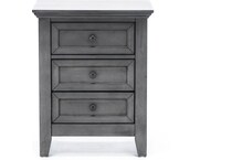 intercon inc grey three drawer   