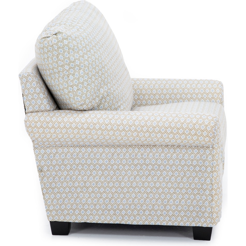 jack blue accent chair z  