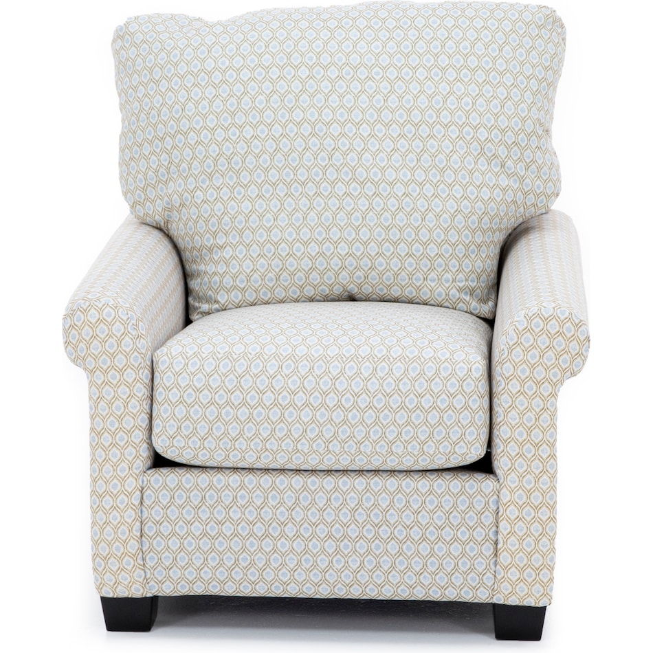 jack blue accent chair z  