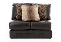 jack brown armless loveseat   