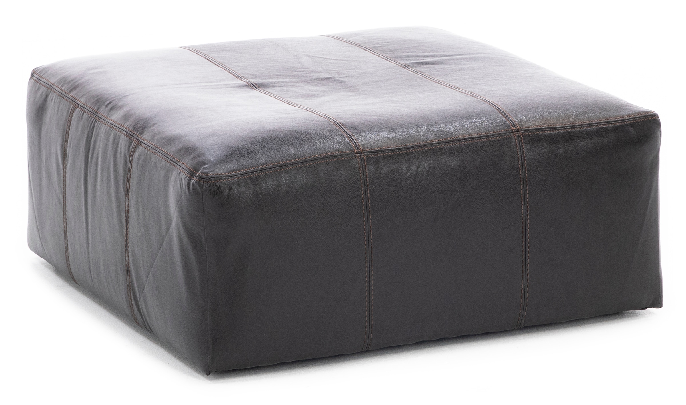 Camden Leather Cocktail Ottoman | Steinhafels