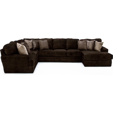Snuggler 3-Pc. Chaise Sectional