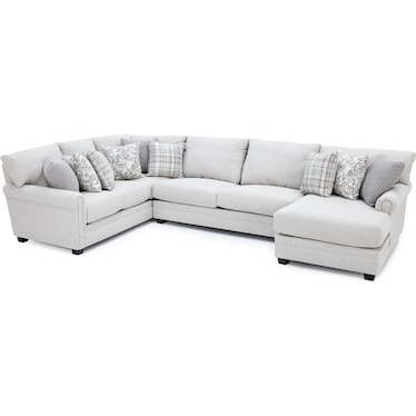 Dixie 3-Pc. Chaise Sectional