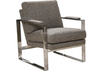 jack grey accent chair   