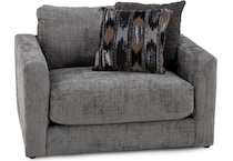 jack grey chair and a half z  