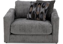 jack grey chair and a half z  