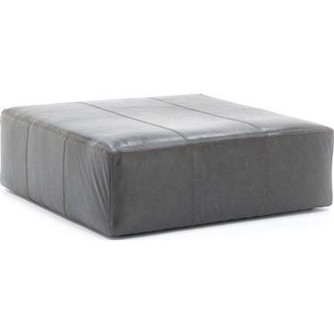 Camden Leather Cocktail Ottoman