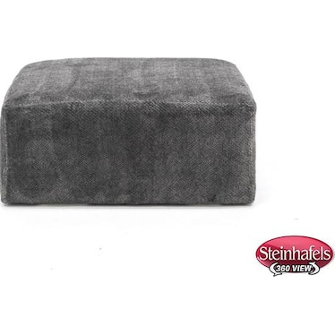 Snuggler Smoke Cocktail Ottoman in Smoke