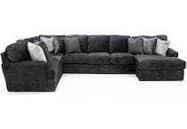 jack grey sta fab sectional pieces pk  