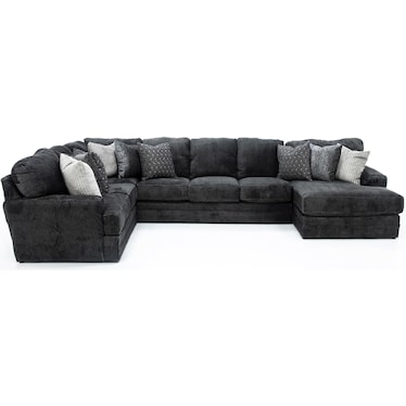 Snuggler 3-Pc. Chaise Sectional