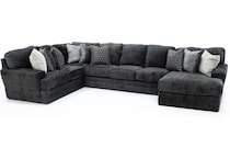 jack grey sta fab sectional pieces pk  