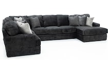 jack grey sta fab sectional pieces pk  