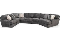 jack grey sta fab sectional pieces zpk  