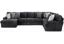jack grey sta fab sectional pieces pk  