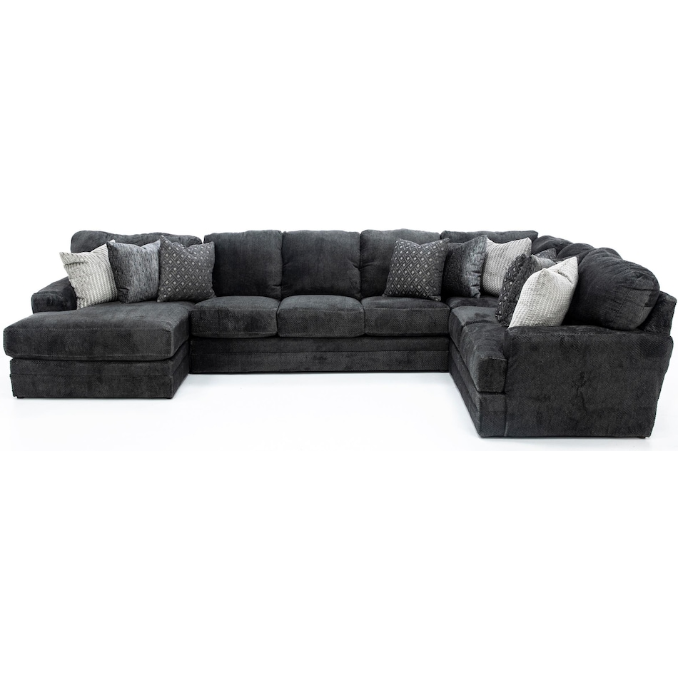 jack grey sta fab sectional pieces pk  