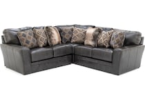 jack grey sta lth sectional pk  