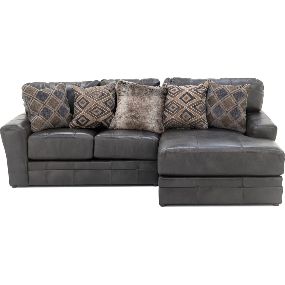 jack grey sta lth sectional pk  