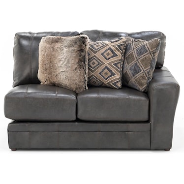 Camden 2-Pc. Leather Sectional with Chaise