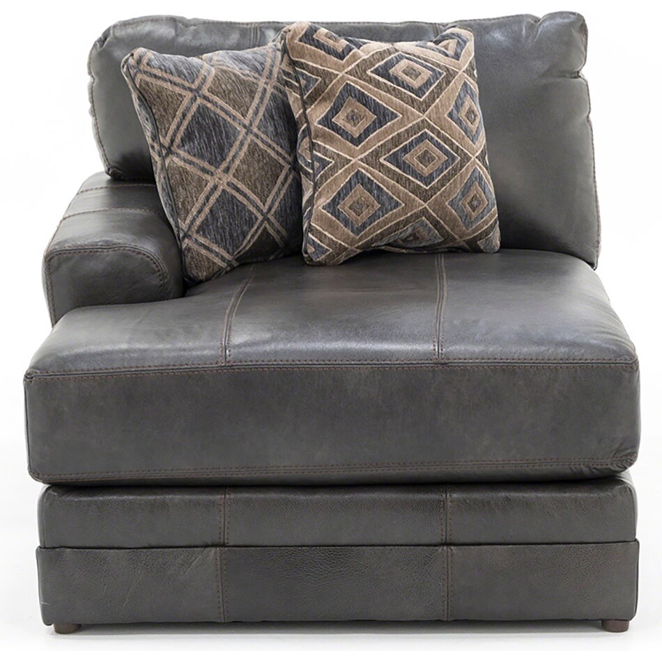 jack grey sta lth sectional pk  