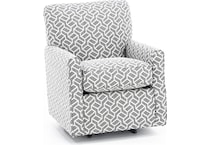 jack grey swivel chair   