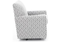 jack grey swivel chair   