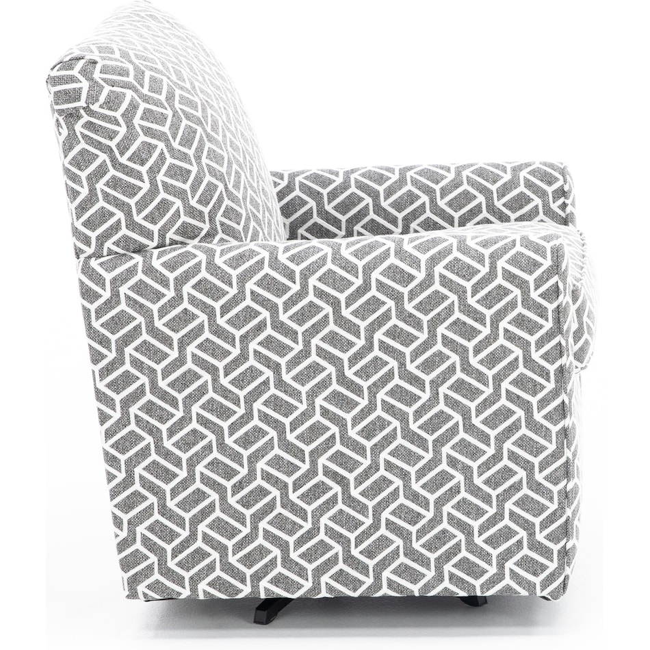 jack grey swivel chair   