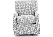 jack grey swivel chair   