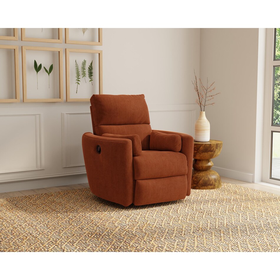 jack orange recliner lifestyle image mto  